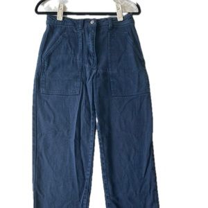 Wilfred Free Navy Cargo Pants size 8